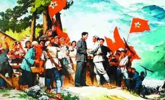 <a href=/jgshy/ target=_blank class=infotextkey>井岡山會(huì)師</a>油畫